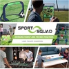 image:imageJOOLA HIT MIT Adjustable Height Portable Badminton Net Set  Competition Multi Sport Indoor or Outdoor Net for Playing Pickleball Kids Volleyball Soccer Tennis Lawn Tennis  Easy and Fast AssemblyBlue