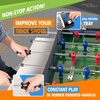 image:imageSport Squad Foosball Table  Soccer Table  Wood Foosball Table for Kids amp Adults  Bar Game Table Game Room for Home  Easy Assembly Built Tough for High Volume PlayOriginal