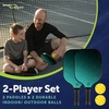 image:imageSport Squad Pickleball Paddles Set of 2 and Single Paddles  Lightweight Durable amp HighPerformance Playability  Enhanced Grip amp Power  USA TeamDeveloped Rackets Sets amp Accessories for All Levels2 Player Set  Green  No Bag
