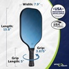 image:imageSport Squad Pickleball Paddles Set of 2 and Single Paddles  Lightweight Durable amp HighPerformance Playability  Enhanced Grip amp Power  USA TeamDeveloped Rackets Sets amp Accessories for All Levels2 Player Set  Blue  No Bag