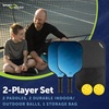 image:imageSport Squad Pickleball Paddles Set of 2 and Single Paddles  Lightweight Durable amp HighPerformance Playability  Enhanced Grip amp Power  USA TeamDeveloped Rackets Sets amp Accessories for All Levels2 Player Set  Blue  Bag