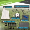 image:imageSport Squad Portable Soccer Goal Net Set  Training Soccer Goals for Backyard  Indoor or Outdoor Versions  Easy Assembly  Great for Kids and Adults6 x 4