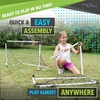 image:imageSport Squad Portable Soccer Goal Net Set  Training Soccer Goals for Backyard  Indoor or Outdoor Versions  Easy Assembly  Great for Kids and Adults6 x 4