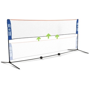 image:imageJOOLA HIT MIT Adjustable Height Portable Badminton Net Set  Competition Multi Sport Indoor or Outdoor Net for Playing Pickleball Kids Volleyball Soccer Tennis Lawn Tennis  Easy and Fast AssemblyMulti