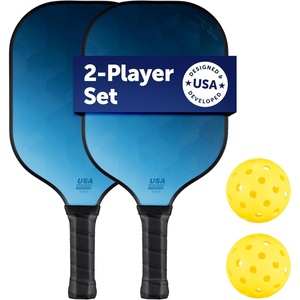 image:imageSport Squad Pickleball Paddles Set of 2 and Single Paddles  Lightweight Durable amp HighPerformance Playability  Enhanced Grip amp Power  USA TeamDeveloped Rackets Sets amp Accessories for All Levels2 Player Set  Blue  No Bag