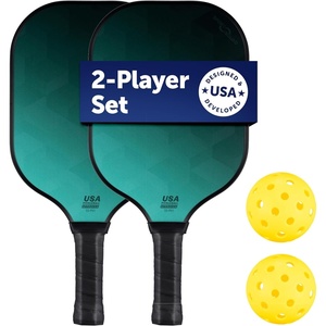 image:imageSport Squad Pickleball Paddles Set of 2 and Single Paddles  Lightweight Durable amp HighPerformance Playability  Enhanced Grip amp Power  USA TeamDeveloped Rackets Sets amp Accessories for All Levels2 Player Set  Green  No Bag