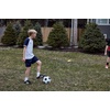 image:imageSport Squad Portable Soccer Goal Net Set  Set of Two 4 Pop Up Training Soccer Goals with Compact Carrying Case  Easy Assembly and Compact Storage amp Wilson Traditional Soccer Ball  BlackWhite