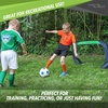 image:imageSport Squad Portable Soccer Goal Net Set  Set of Two 4 Pop Up Training Soccer Goals with Compact Carrying Case  Easy Assembly and Compact Storage amp Wilson Traditional Soccer Ball  BlackWhite