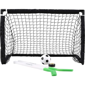 image:imageSport Squad Mini 2in1 Dual Sport Training Soccer and Hockey Goal Net Set  One 3 x 2 Training Hockey or Soccer Goal  Easy Assembly and Compact Storage  Great for Kids and Adults
